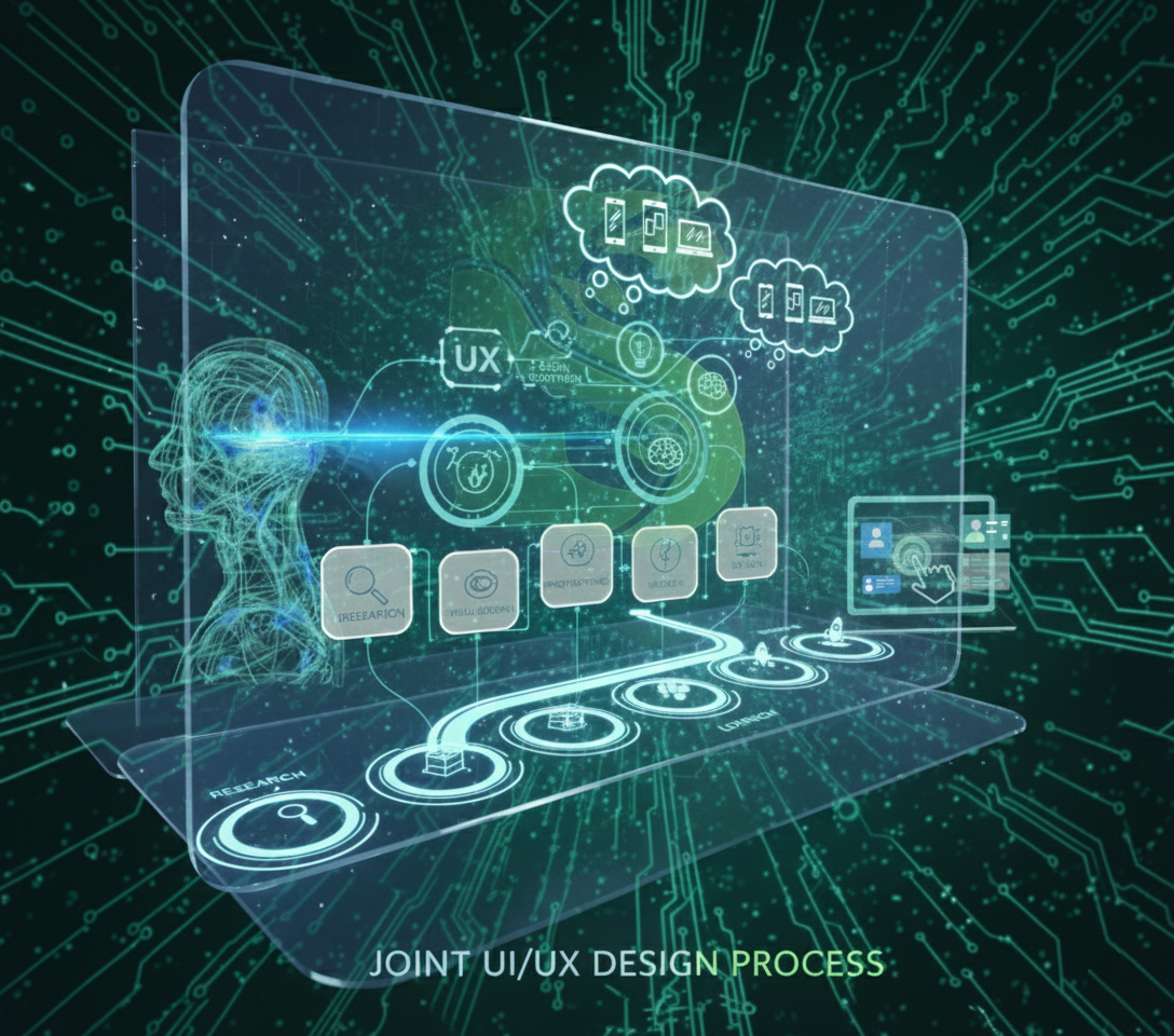 User Interface and User Experience design button image